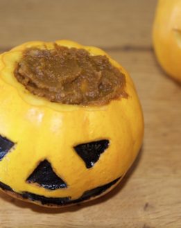 Stuffed pumpkin