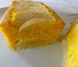 Pastel de calabaza y manzana